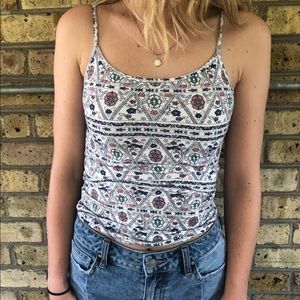 patterned tank!